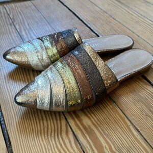 Coconuts by Matisse metallic mules